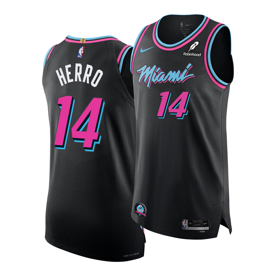 Tyler Herro Nike Original Vice Nights Authentic Jersey