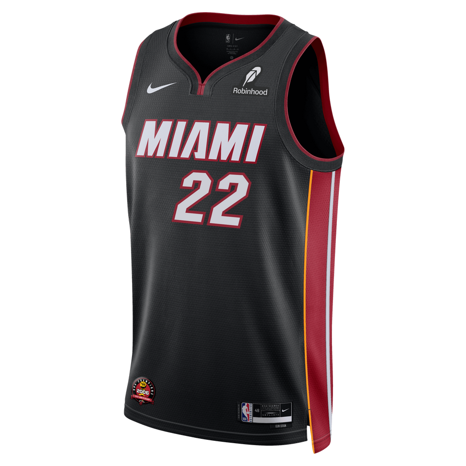 Andrew Wiggins Nike Miami HEAT Icon Black Swingman Jersey