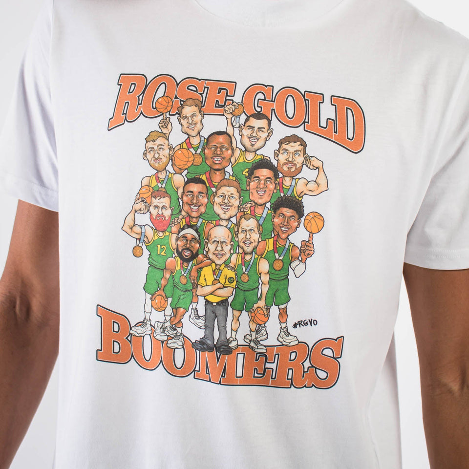 Australian Boomers 'Rose Gold' Bronze Winner National T-Shirt