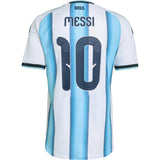 Argentina Lionel Messi adidas 2026 World Cup Home Authentic Jersey Kit - White
