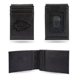 NFL Kansas City Chiefs Rico Front Pocket Wallet - Black