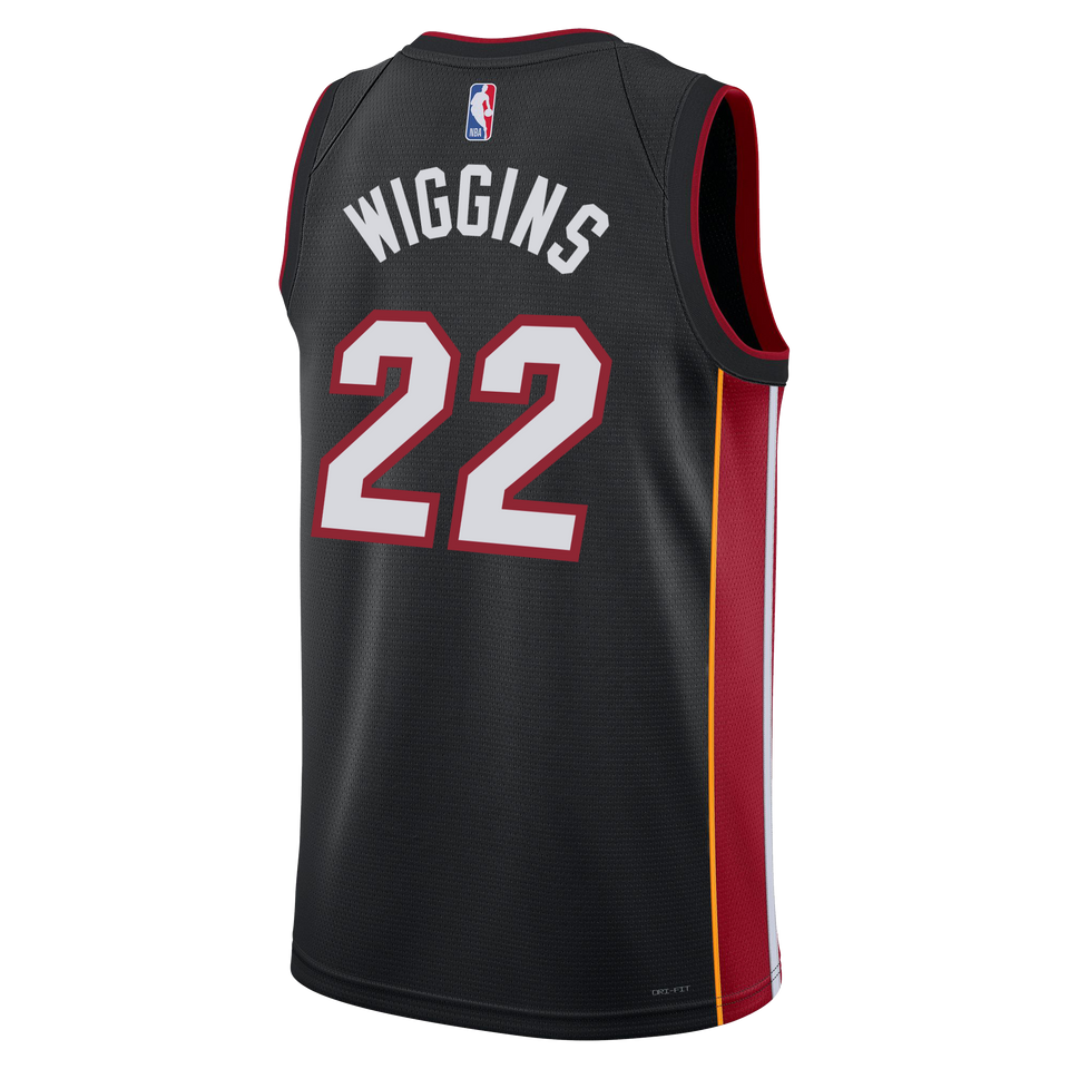 Andrew Wiggins Nike Miami HEAT Icon Black Youth Swingman Jersey
