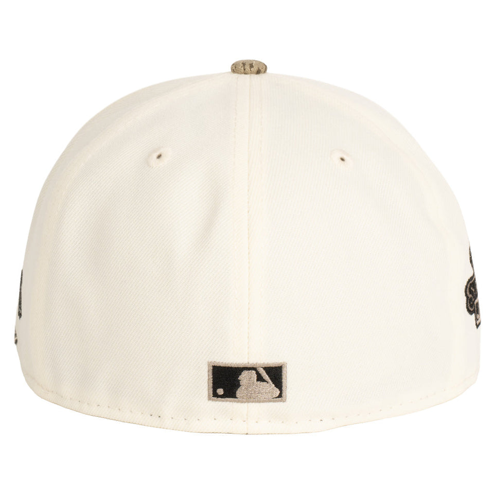 MLB New York Yankees New Era Real Tree Two-Tone 59FIFTY Fitted Hat- Cream