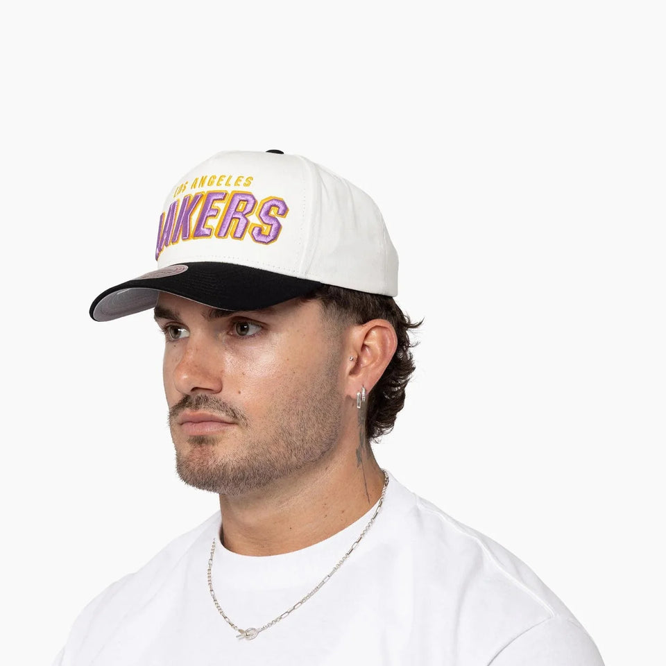 Los Angeles Lakers 1996 Draft Pro Crown NBA Snapback Hat