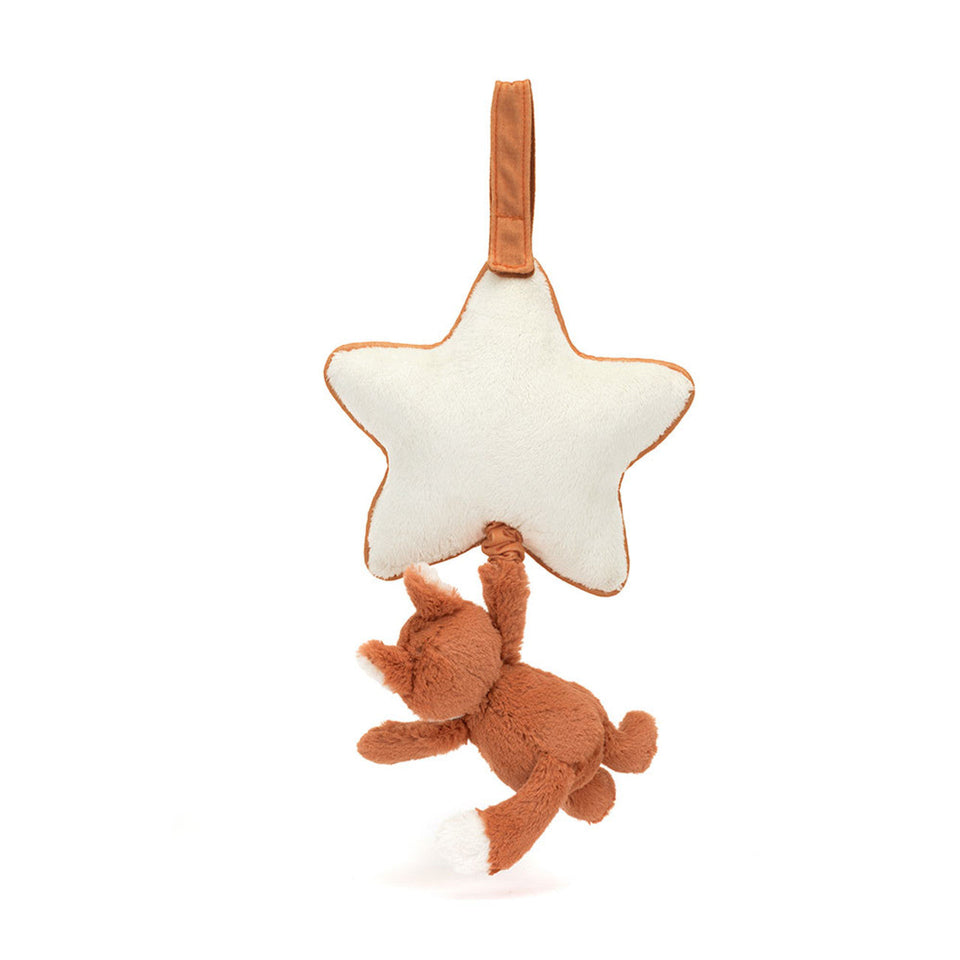 Baby Jellycat Bashful Fox Cub Musical Pull 12