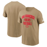 NFL San Francisco 49ers Nike Essential Rewind T-Shirt - Tan