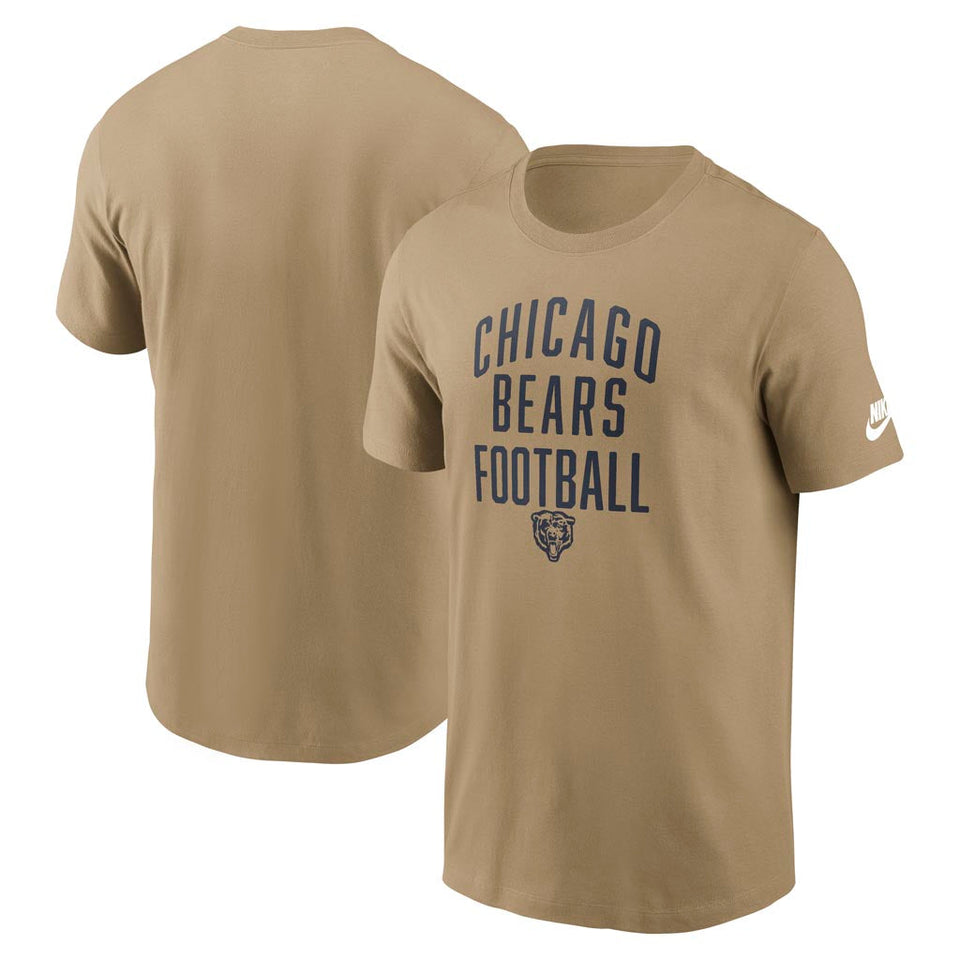 NFL Chicago Bears Nike Essential Rewind T-Shirt - Tan