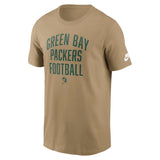 NFL Green Bay Packers Nike Essential Rewind T-Shirt - Tan