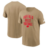 NFL Buffalo Bills Nike Essential Rewind T-Shirt - Tan