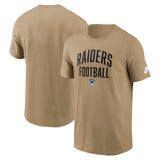 NFL Las Vegas Raiders Nike Essential Rewind T-Shirt - Tan