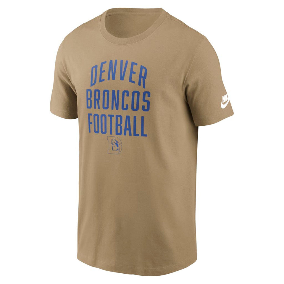 NFL Denver Broncos Nike Essential Rewind T-Shirt - Tan