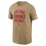 NFL Arizona Cardinals Nike Essential Rewind T-Shirt - Tan