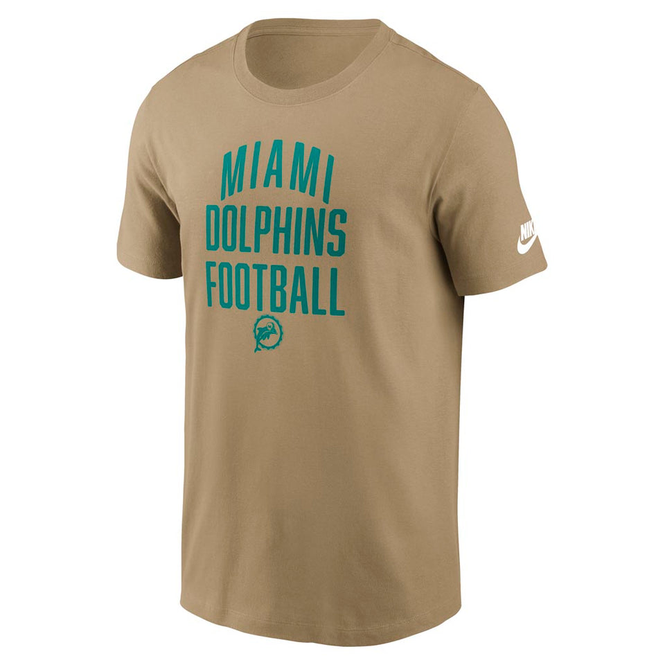 NFL Miami Dolphins Nike Essential Rewind T-Shirt - Tan