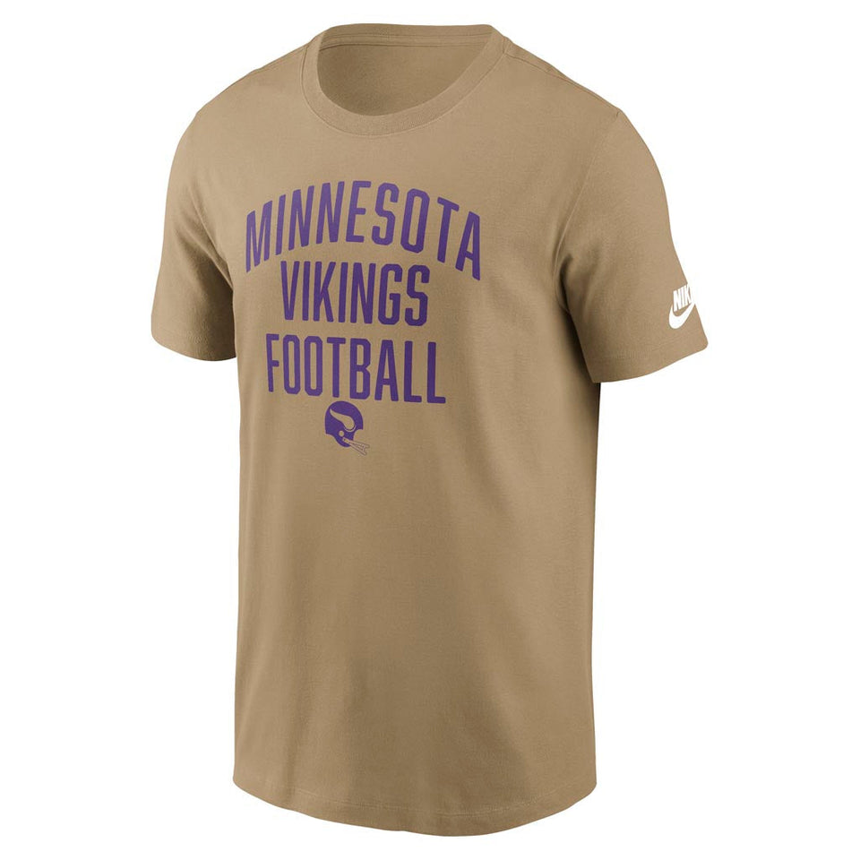 NFL Minnesota Vikings Nike Essential Rewind T-Shirt - Tan