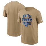 NFL Seattle Seahawks Nike Essential Rewind T-Shirt - Tan