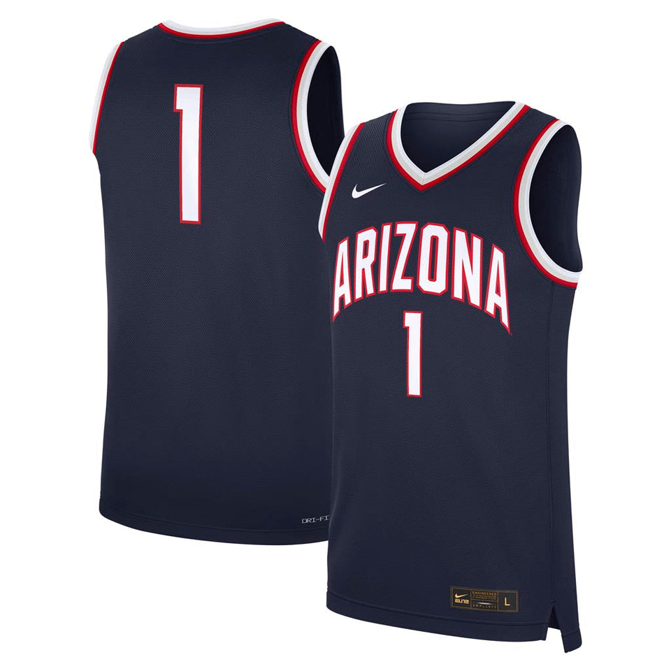 NCAA Arizona Wildcats Nike 2025 Replica Basketball Jersey - Navy