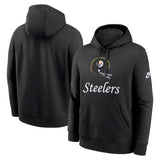 NFL Pittsburgh Steelers Nike 2025 Rewind Club Pullover Hoodie - Black