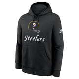 NFL Pittsburgh Steelers Nike 2025 Rewind Club Pullover Hoodie - Black