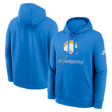NFL Los Angeles Chargers Nike 2025 Rewind Club Pullover Hoodie - Blue