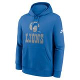 NFL Detroit Lions Nike 2025 Rewind Club Pullover Hoodie - Blue