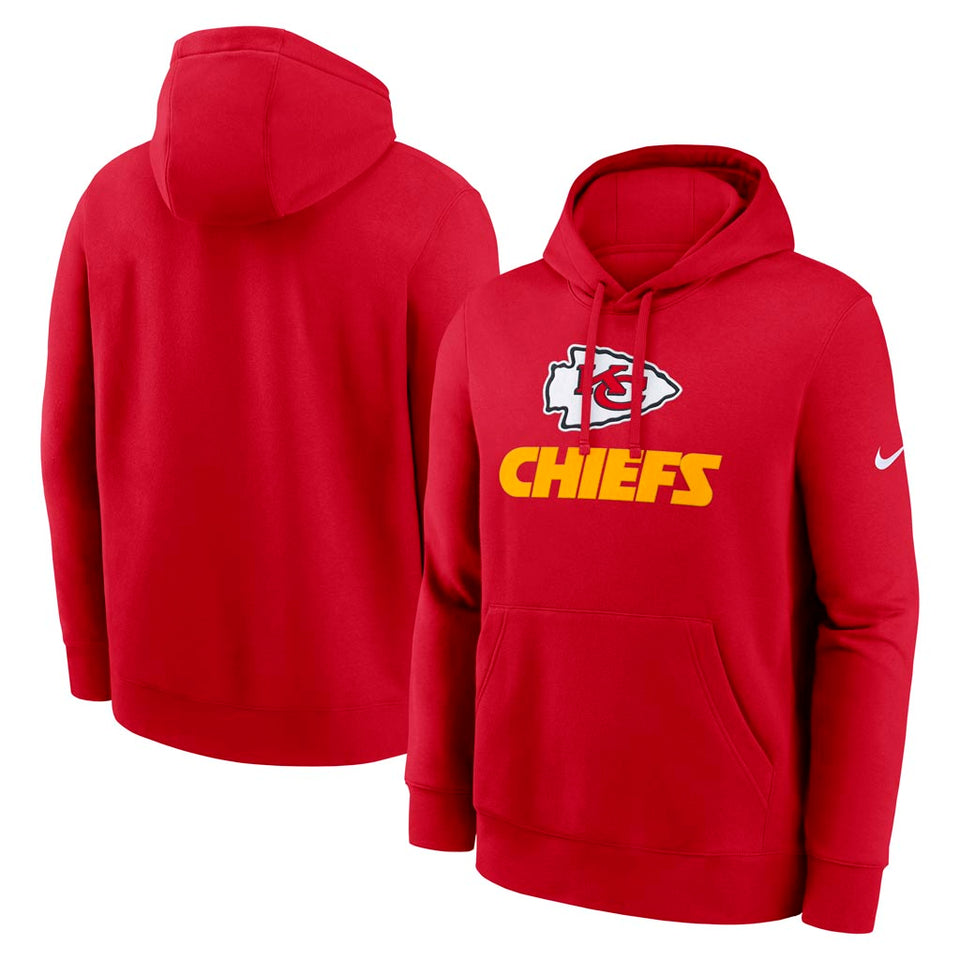 NFL Kansas City Chiefs Nike 2025 Rewind Club Pullover Hoodie - Red