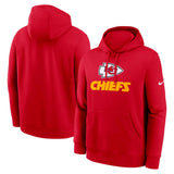 NFL Kansas City Chiefs Nike 2025 Rewind Club Pullover Hoodie - Red