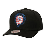 MLB New York Yankees Mitchell & Ness Tilted Pro Snapback Hat - Black