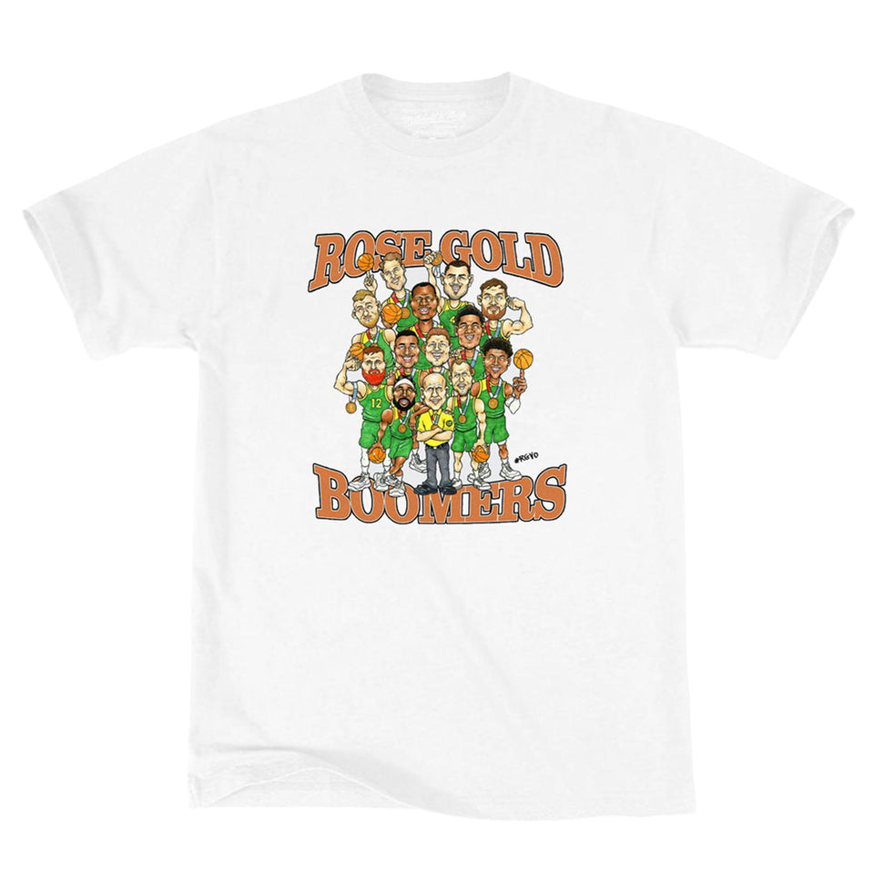 Australian Boomers 'Rose Gold' Bronze Winner National T-Shirt
