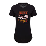 Phoenix Rising Women's Sportiqe Native Script Phoebe T-Shirt - Black
