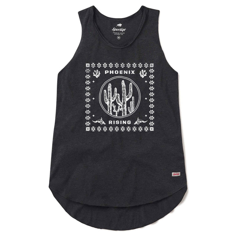 Phoenix Rising Women's Sportiqe Western Janie Tank Top - Black