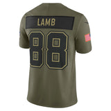 NFL Dallas Cowboys Ceedee Lamb Nike 2025 Salute to Service Limited Jersey - Green