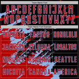 Custom Black Red-Light Blue Abstract Fragment Art Splash Sports Sublimation Soccer Uniform Jersey