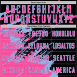 Custom Black Pink-Light Blue Abstract Fragment Art Splash Sports Sublimation Soccer Uniform Jersey