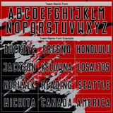 Custom Red Black-Gray Abstract Fragment Art Splash Sports Sublimation Soccer Uniform Jersey