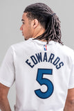 Anthony Edwards Minnesota Timberwolves Name & Number Association Edition NBA T-Shirt