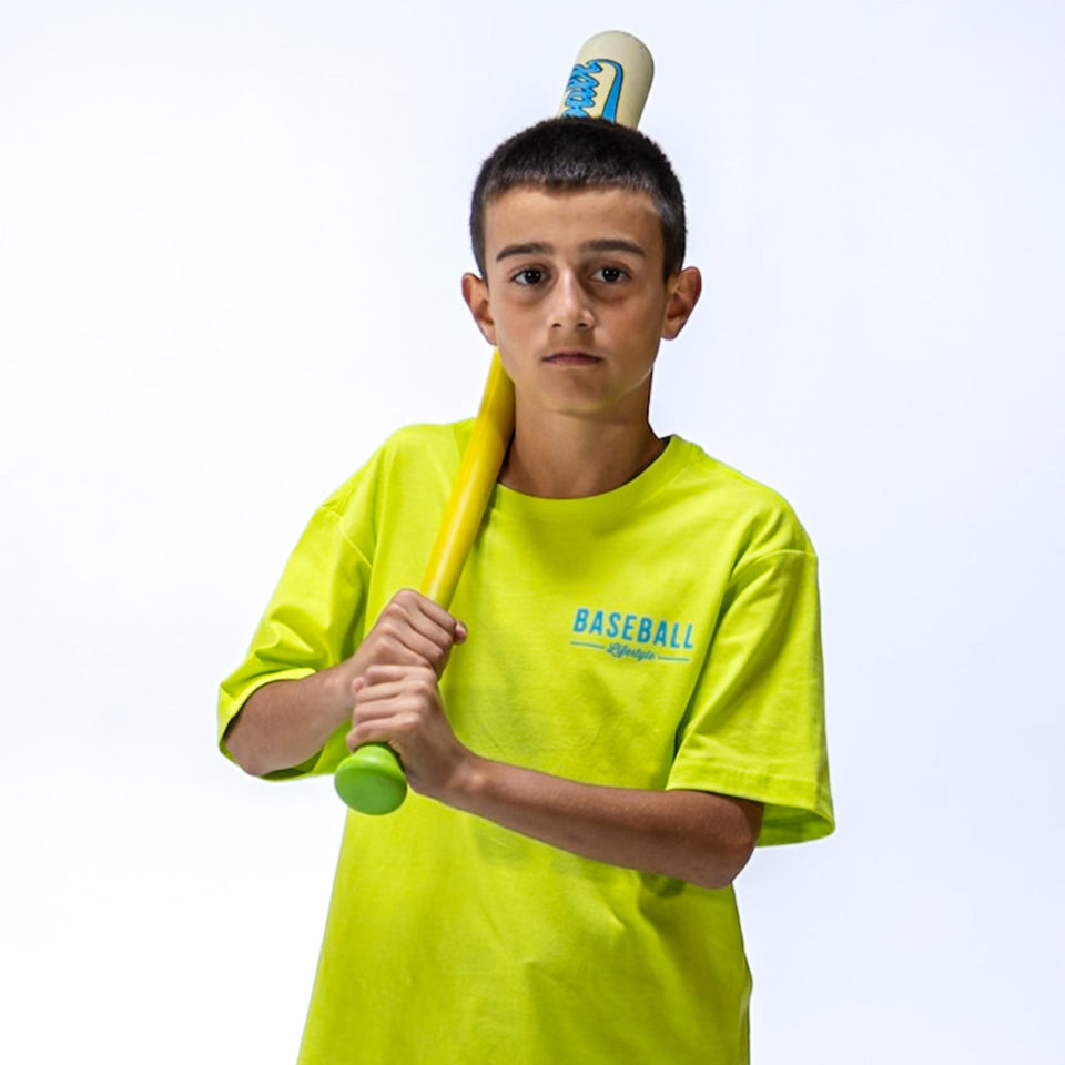 Authentic Youth Tee - Highlighter Yellow