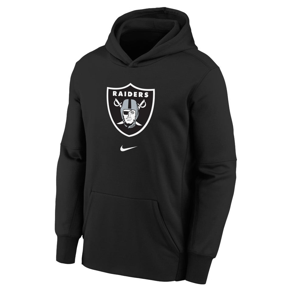 NFL Las Vegas Raiders Youth Nike Club Pullover Hoodie - Black