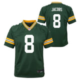 NFL Green Bay Packers Josh Jacobs Youth Nike Home Game Jersey - Green