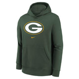 NFL Green Bay Packers Youth Nike Club Pullover Hoodie - Green