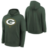 NFL Green Bay Packers Youth Nike Club Pullover Hoodie - Green