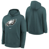 NFL Philadelphia Eagles Youth Nike Club Pullover Hoodie - Green