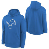 NFL Detroit Lions Youth Nike Club Pullover Hoodie - Blue
