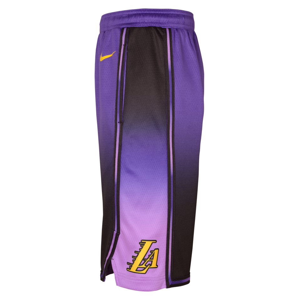 Los Angeles Lakers 2025 City Edition Swingman Youth NBA Shorts