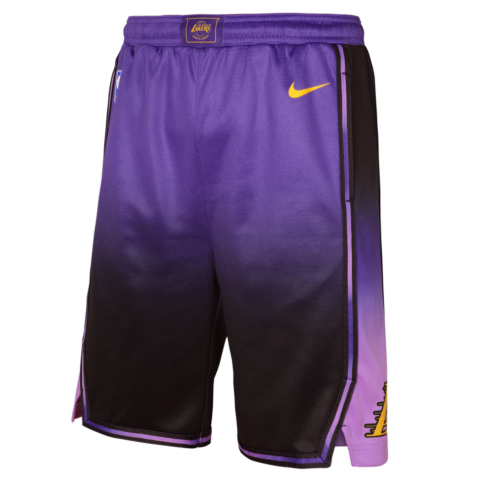Los Angeles Lakers 2025 City Edition Swingman Youth NBA Shorts