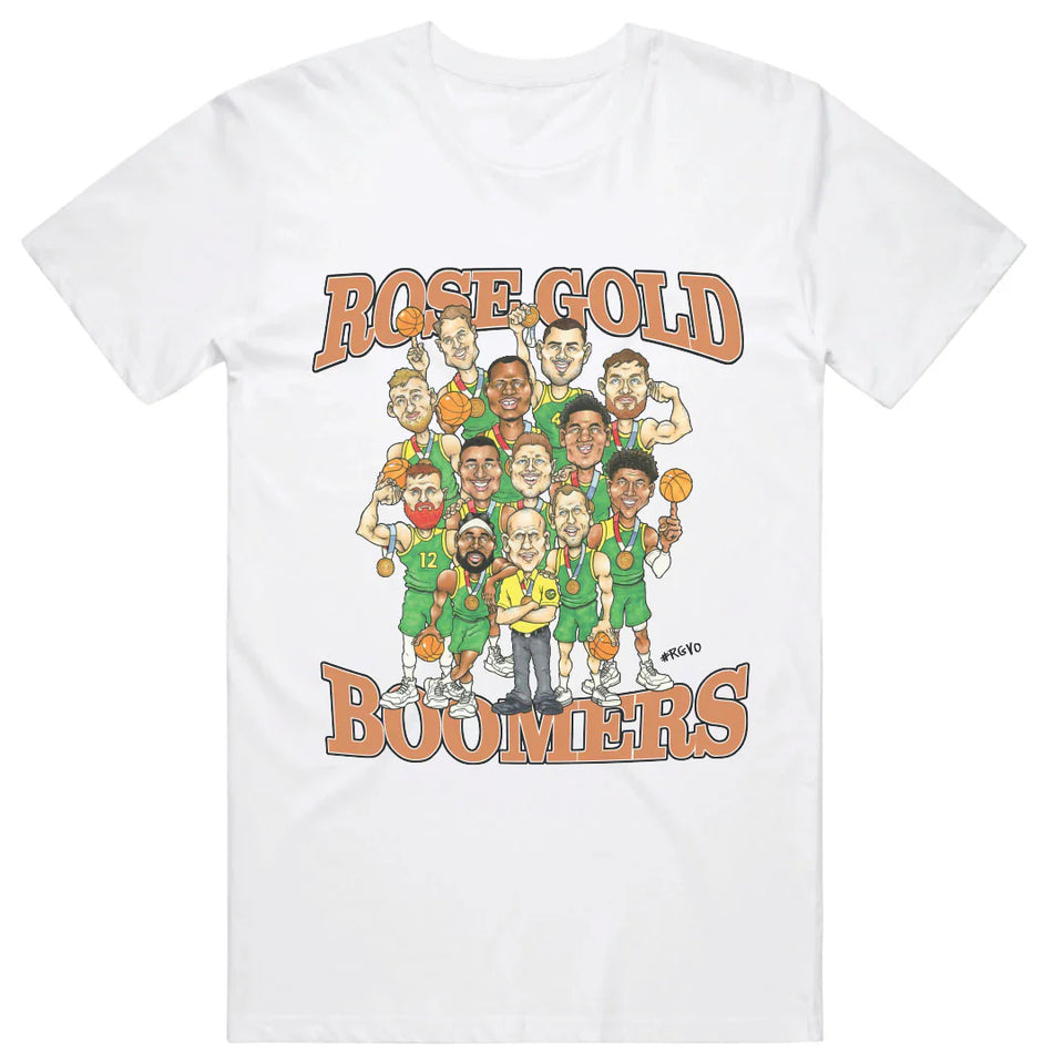 Australian Boomers 'Rose Gold' Bronze Winner National T-Shirt