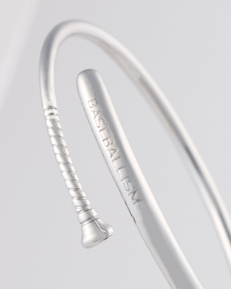 Arc Bat Bracelet - Sterling Silver