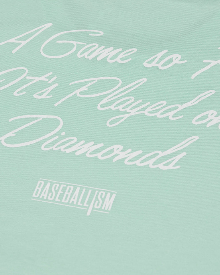 A Game So Fine Women's Warm-Up Tee - Teal