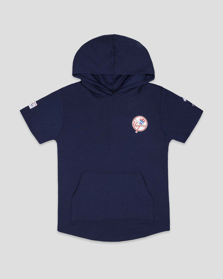 Short Sleeve Youth Hoodie - New York Yankees