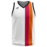 Spalding Custom Unisex Basketball Jersey - Bombers White