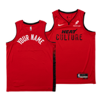 Personalized Nike HEAT Culture: Blood Red Youth Swingman Jersey - Summer Mashup